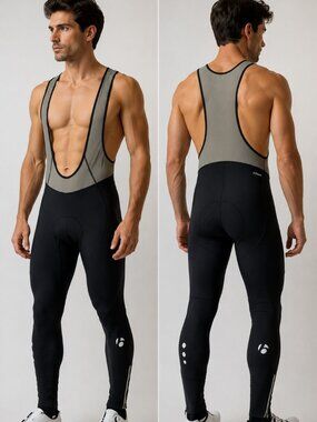 Bontrager Men's Black Padded Cycling Bib Tights - Size US Small